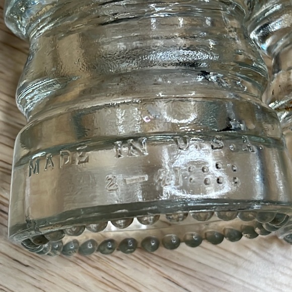 Vintage Hemingray 12 Clear Glass Insulator - Picture 4 of 12